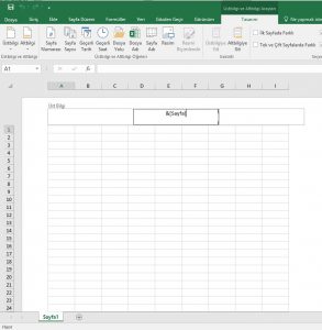 Excel'de Sayfa Numarası Nasıl Eklenir?