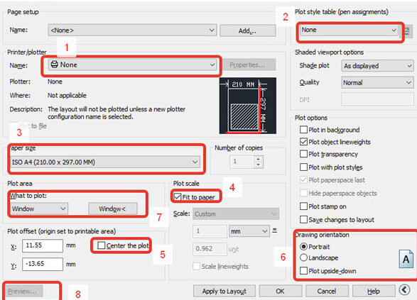 autocad'den çıktı alma