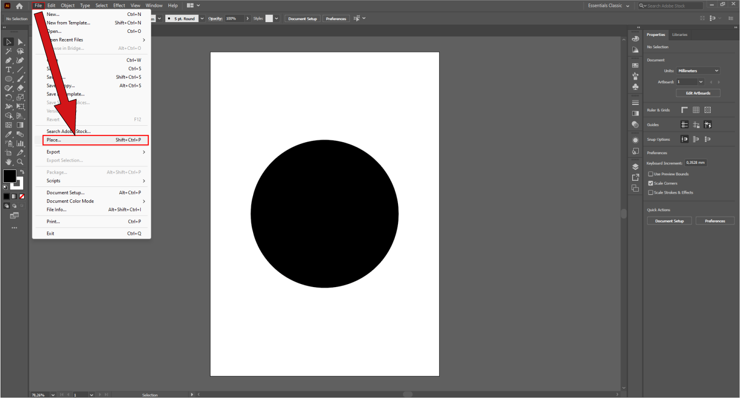 İllustrator'da Rectengle Tool Oluşturma